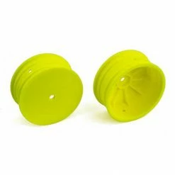 Team Associated 1/10 12mm Front Wheels 2.2, Yellow (2): B64, B64D for Tires & Wheels