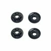 Team Associated FT Nuts, M4 Low Profile Wheel Nuts, black for Parts