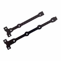 Team Associated Flex Chassis Brace Support Set, 2.0mm Carbon Fiber: RC10B74.1 for Parts