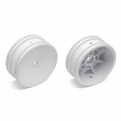 Team Associated 1/10 Front 12mm Hex Wheels, White (2): Buggy for Tires & Wheels